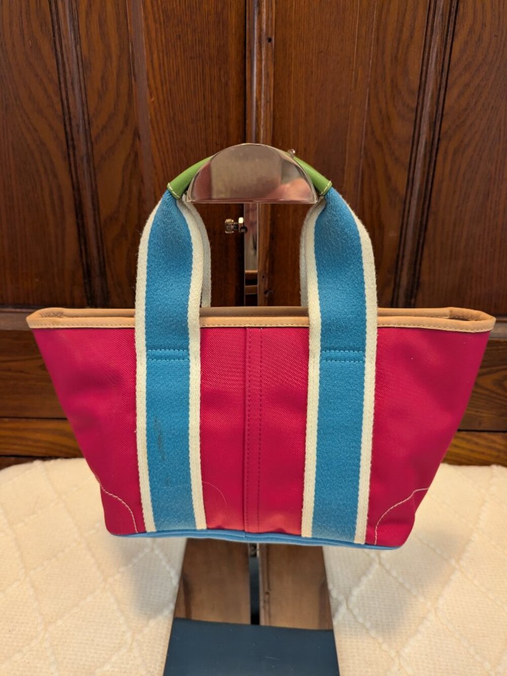 Coach Mini Hampton canvas weekender tote bag - Picture 4 of 13